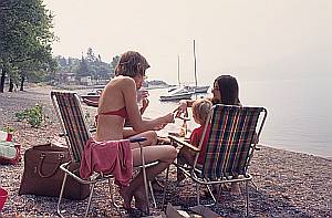 Ein Plätzchen am Wasser: Campingurlaub in den 70-er Jahren.